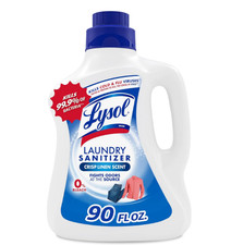 Lysol Laundry Sanitizer Crisp Linen, Eliminates Odors  Kills Bacteria, 90 oz