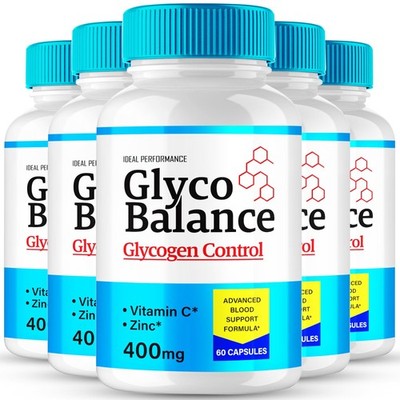 Glyco Balance Blood Sugar Support Metabolic Health Suppl - 300 Capsules (5 Pack)