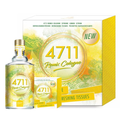 4711 Remix Cologne Eau di Colonia 100ml + 10 Erfrischungstücher Box