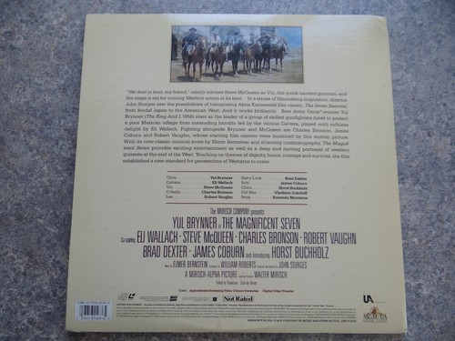 Glorreichen Sieben Magnificent US Laser Disc LD Film Video CD Laserdisk Englisch - Bild 2 von 4