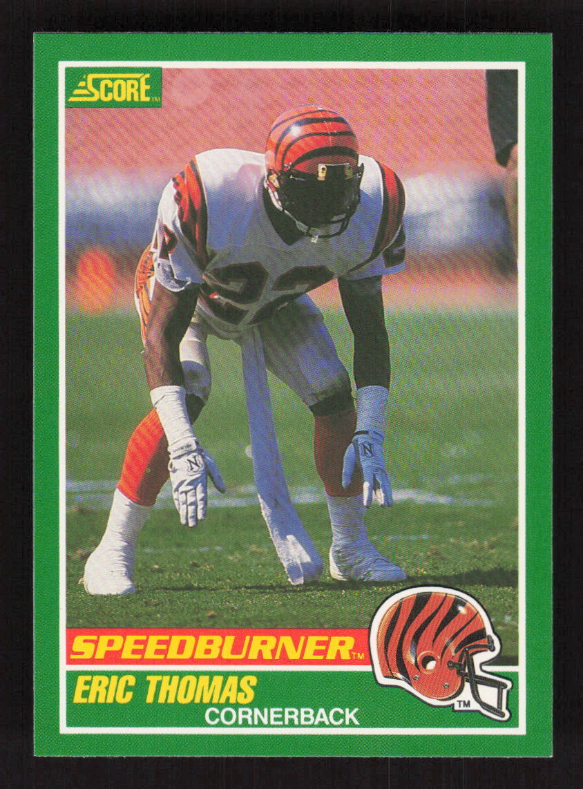 1989 Score #316a Eric Thomas Rookie Cincinnati Bengals