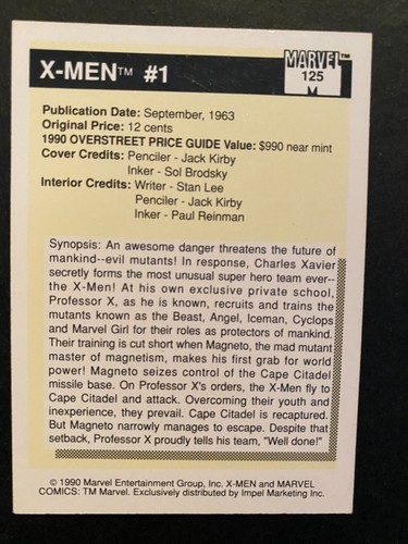 Finish Your Set - 1990 Impel Marvel Universe Series 1 Cards - Combined Shipping - Picture 251 of 329