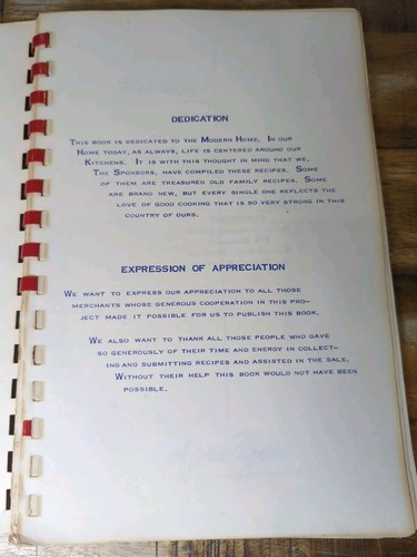 Vtg Decatur Illinois Personal Recipes By Woman's Society Wesley Methodist Church - Photo 3/8