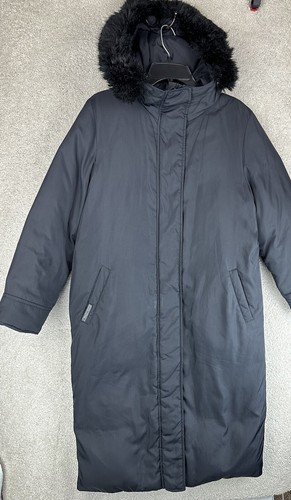 Ralph Lauren Daunenjacke Damen Petite Medium Kapuze kaltes Wetter abnehmbares Fell - Bild 3 von 21