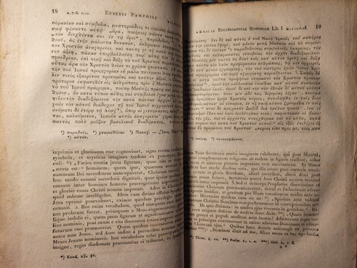 Eusebius - HISTORIA ECCLESIASTICA (Church History) - 1822 - Picture 5 of 5