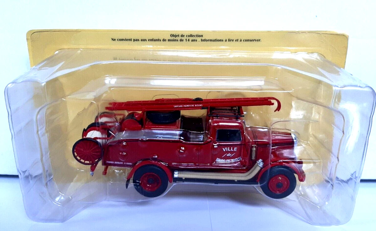 RARE ! MAJORETTE 1:69 ? BERLIET T12 - PORTE-ENGIN Vehicule transport - POMPIERS EUR 64,90 - FR