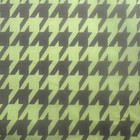 Houndstooth Stretch Cord Fabric Robert Kaufman By the Yard Olive Green Brown #Bt