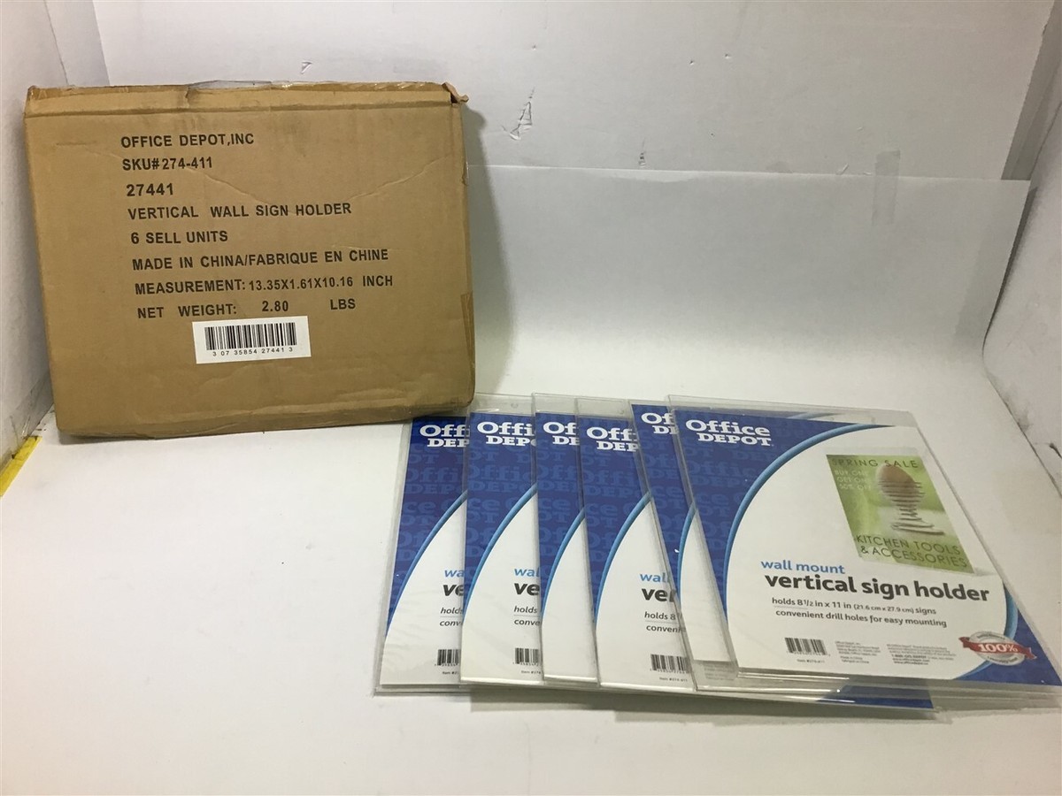 Wall Sign Holder Vertical 11