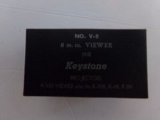 No. V-8 8MM VIEWER FOR KEYSTONE PROJECTORS K-109 VIEWER K-108, K-68, K-69