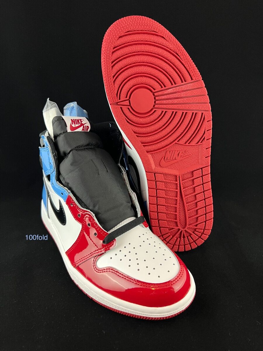 Nike Air Jordan 1 Retro High OG Fearless Size 9 UNC Blue Red CK5666-100