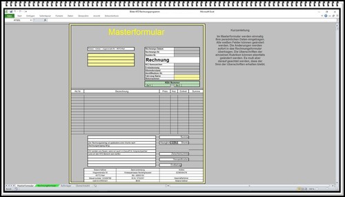 Rechnungssoftware Autowerkstatt Rechnungsprogramm faktura KFZ Reifenlager Excel - Picture 4 of 6