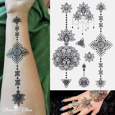 Meditative Mandala - Meditative Mandala Temporary Tattoos | Momentary Ink