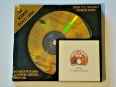 QUEEN-A NIGHT AT THE OPERA DCC 24 Karat Gold CD--FACTORY SEALED & MEGA-RARE !