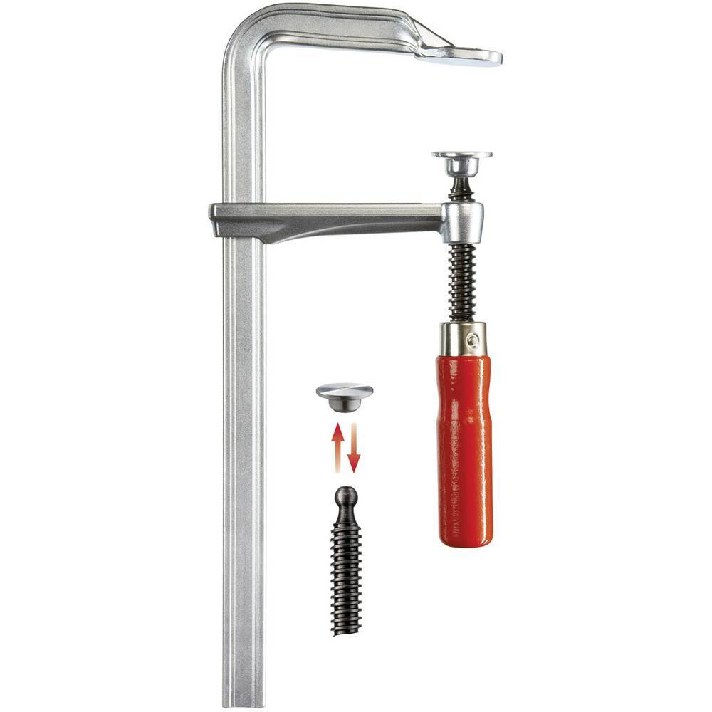 Bessey morsetto (strettoio) a vite in acciaio GZ 120/ 60 GZ12 ampiezza
