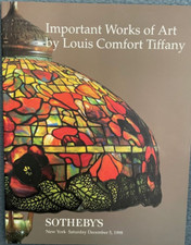 SOTHEBY'S IMPORTANT TIFFANY Glass Lamps Auction Catalog 1998