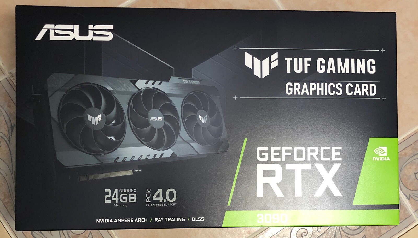 PCIe 4.0, 24GB GDDR6X, HDMI 2.1, DisplayPort 1.4a, Dual Ball Fan Bearings, Military-Grade Certification, GPU Tweak II ASUS TUF Gaming NVIDIA GeForce RTX 3090 OC Edition Graphics Card