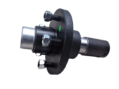 Trailer Idler Hub Kit Trailer Idler Hub Spindle Kit - 5 X 4.75 Bolt Pattern, 3500# Capacity, Stub End Unit (Part #84) Axle Parts For Ram 3500 - Foto 2