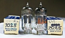 Guitar Amplifier Vacuum Tubes 7025 RCA Mfg U.S.A. Individually Sold 