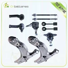 10 Suspension Kit Ball Joint Tie Rods Control Arm For 02-10 VW Jetta Golf Beetle