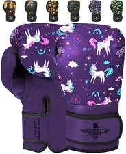Exxact Sports Knockout Youth Boxing Gloves for Kids (3-10 Years)