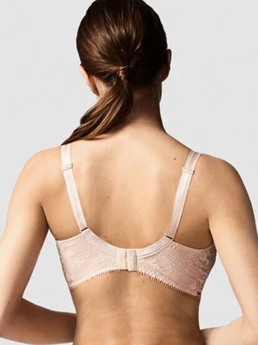 Sujetador sin forro CHANTELLE 15F1 DÍA A NOCHE cobertura completa ~ DESNUDO/RUBOR 36-38 NUEVO CON ETIQUETAS $88 - Imagen 3 de 8