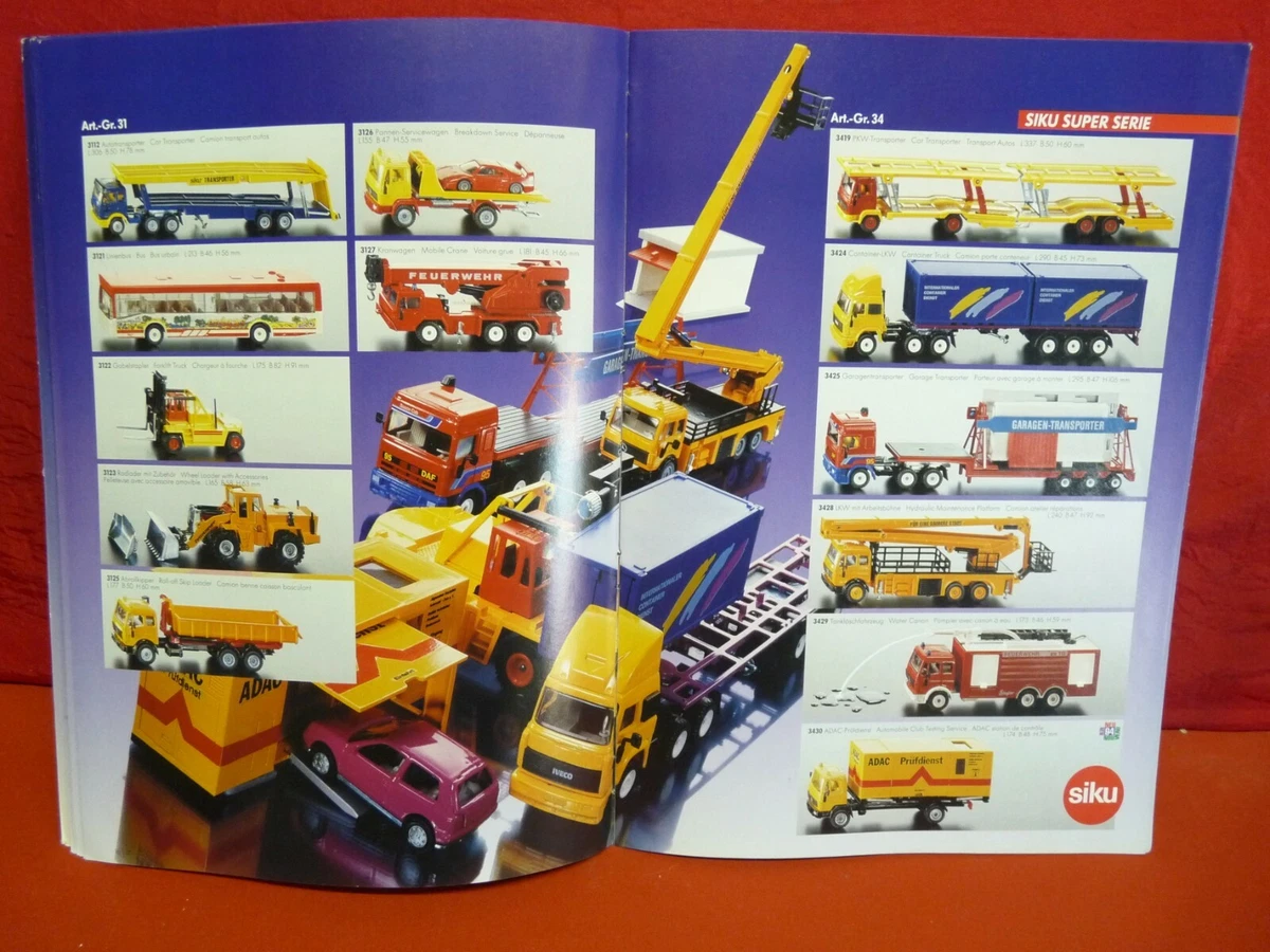 Siku Model Toys 1994 95 Trade Catalogue Brochure 40 Pages