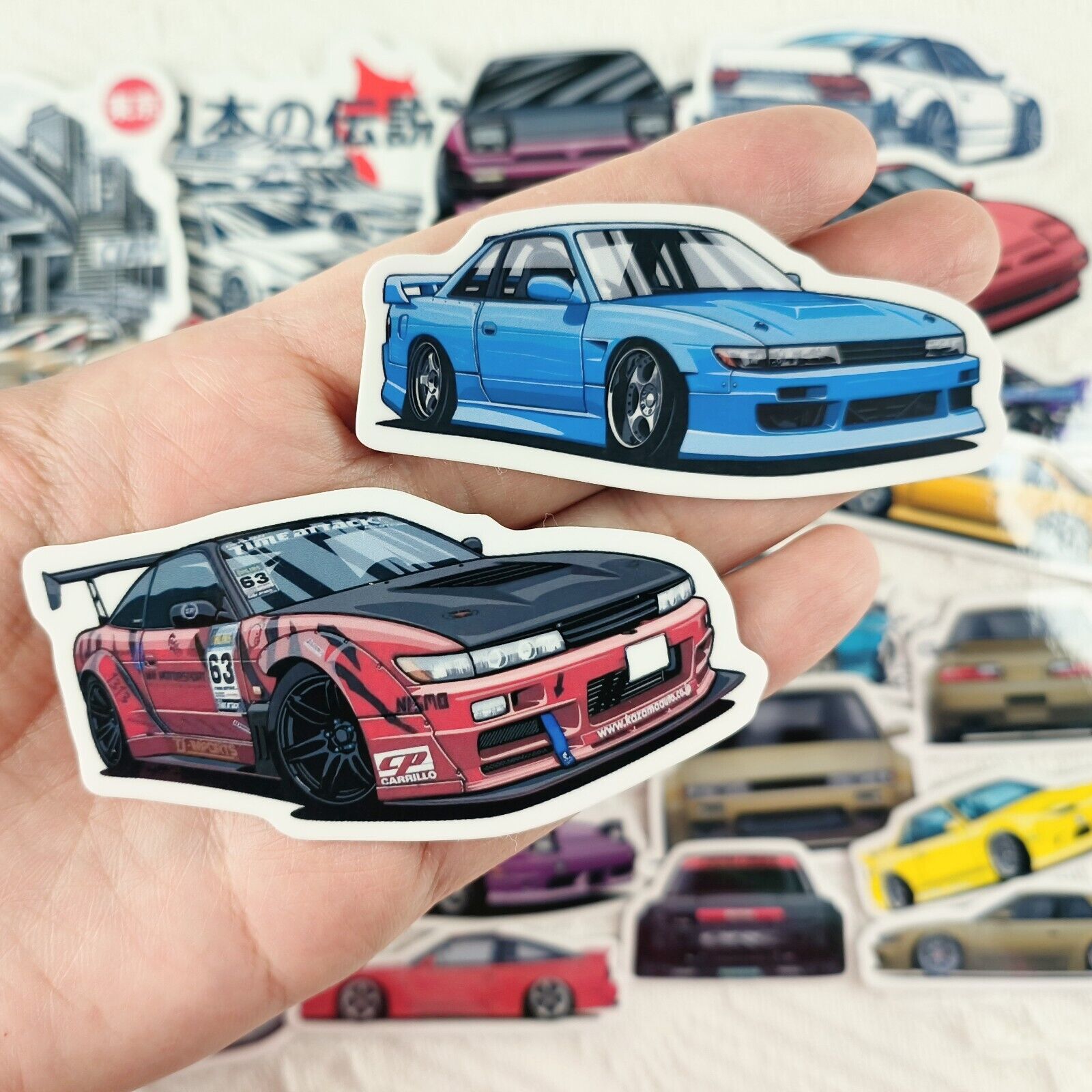 JDM Japan Rising Sun S14 240SX Car Drift Car Lovers Japanese Car Sticker  for Sale by SpeedLineArts