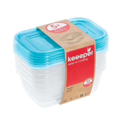 Lot De 5 Récipients De Cuisine En Aluminium Blanc - Casseroles Et Poêles