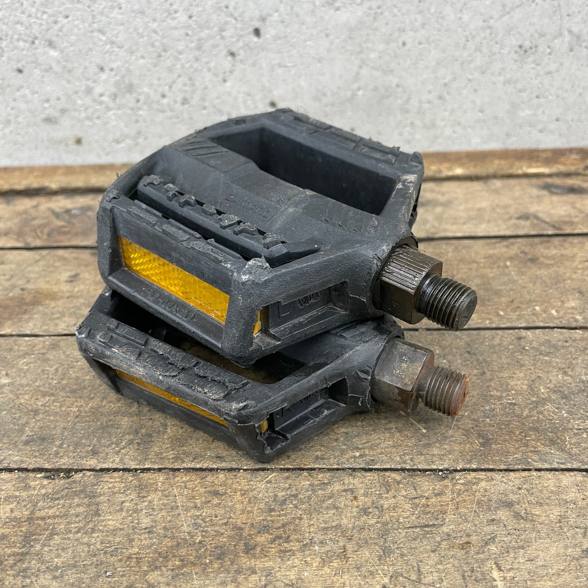 shimano PD-A200 old bmx old mtb ビンテージ　DX SHIMANO DX Alloy Pedals For Early BMX ONE Piece Crank old