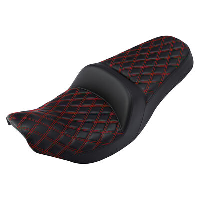 Black Red Driver Rider & Passenger Seat Fit For Indian Chieftain Limited 17-25