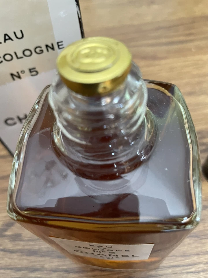 Новый в коробке редкий одеколон CHANEL N°5 75° золотая печать 8 унций - Изображение 4 из 4