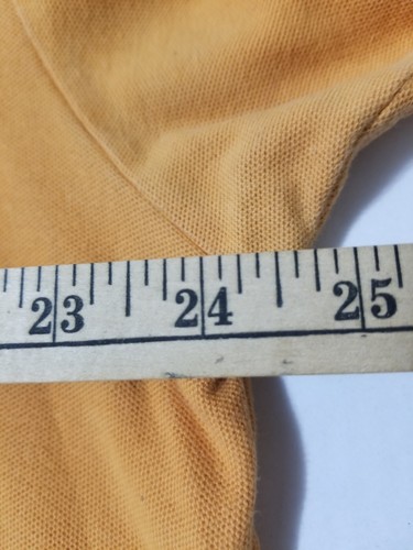Southern Proper Men's Size XL Orange Short Sleeve Polo Shirt Discoloring In Arm - Picture 9 of 12