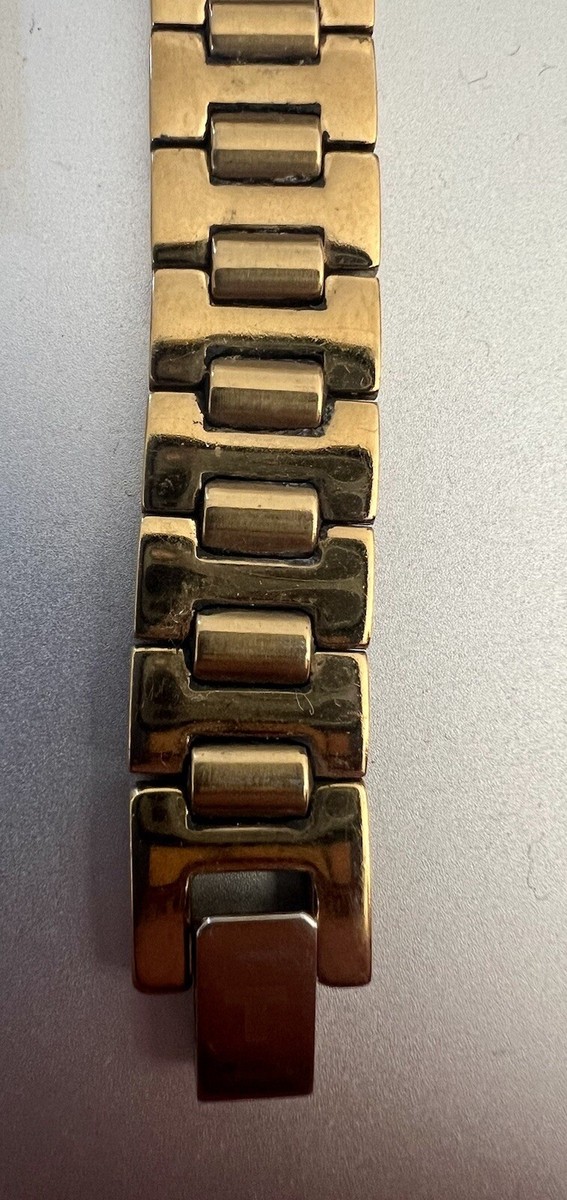 TISSOT ティソ G331K 2針 黒文字盤 レディース 腕 時計 クォーツ Tissot G331 K Gold Watch Women | eBay