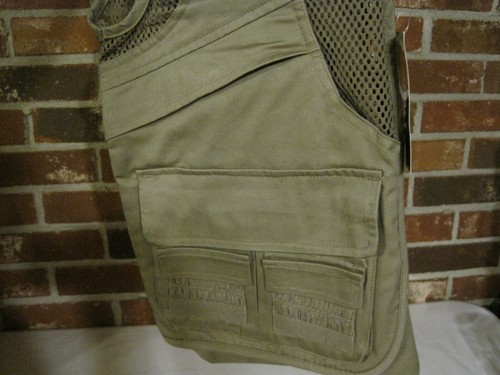 MASTER SPORTSMAN RUGGED OUTDOOR GEAR TAN VEST SIZE MEDIUM-REGULAR--NEW - Picture 10 of 12