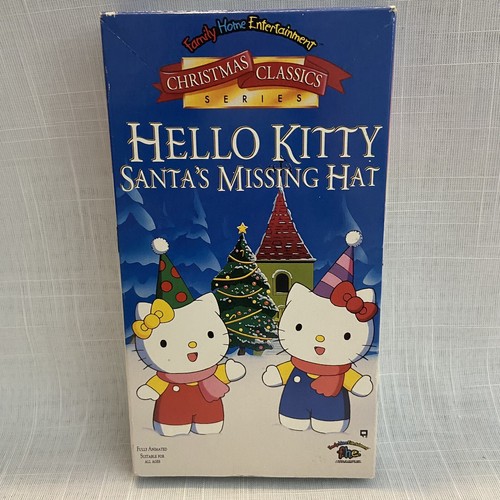 Hello Kitty Santa's Missing Hat VHS Christmas Classic Series Video Tape