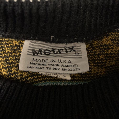 Vintage 90’s METRIX Sweater Youth Size 14 Unique Retro - Picture 7 of 8