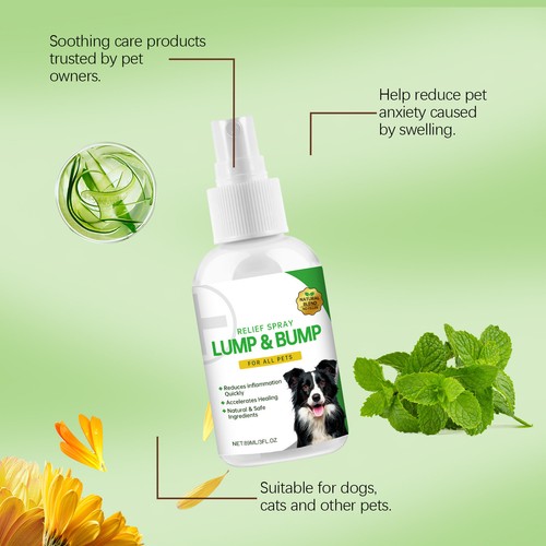 Dog Itch Spray Dogs Pets Relief Spray for Irritated Skin Dogs Pets generous - Picture 9 of 12