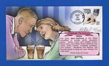 Scott 3187b Celebrate the Century Teen Fashions HP Bevil FDC Main Lot 200 Made