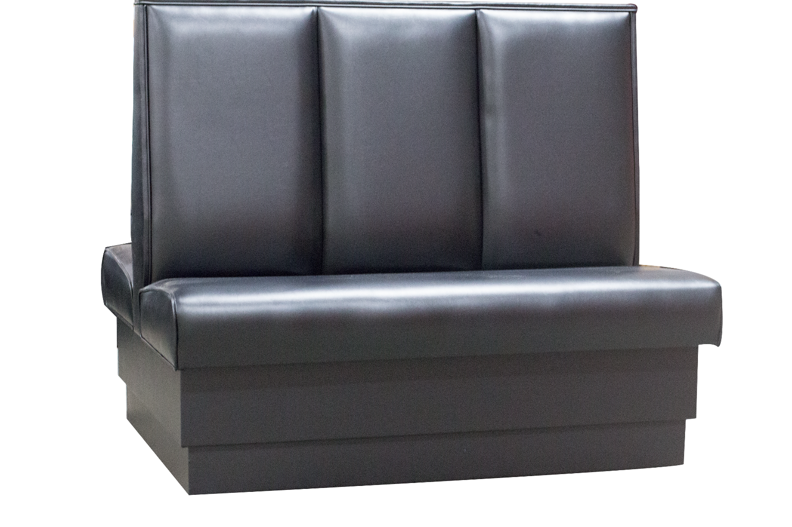 3 channel back restaurant booth single double. Handcrafted in USA | eBay