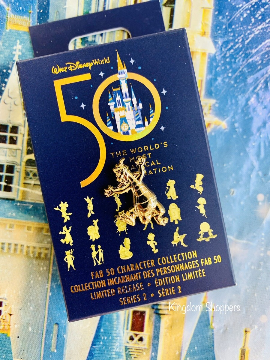 2022 Disney Parks Tiny Kingdom Pin 50th Fab 50 #2 Gold