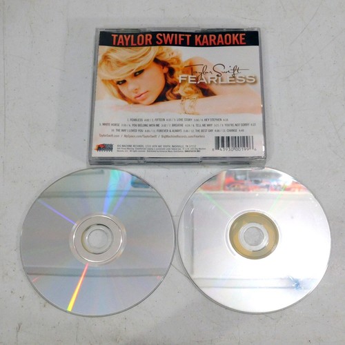 Taylor Swift Fearless Karaoke Album 2 Disc CD DVD Tested Big Machine 2009 - Picture 2 of 4