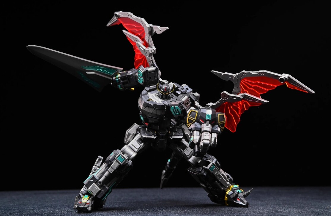 招財猫Studio Megazord 18cm アクションフィギュア MC03 Lucky Cat Microcosmos MC-03 MC03 Beast Lord (Megazord 5 in 1