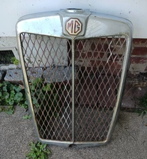 ~MG TC TD Chrome Front Frame Grill Assembly~