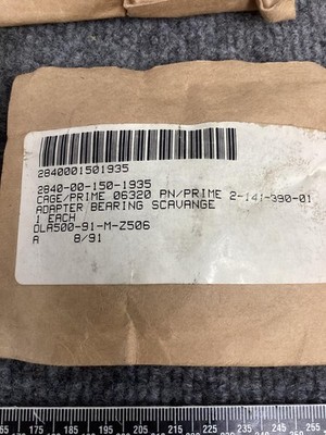 ADAPTER,BEARING SCAVENGE PN 2-141-390-01 NSN 2840-00-150-1935 FITS CHINOOK CH-47