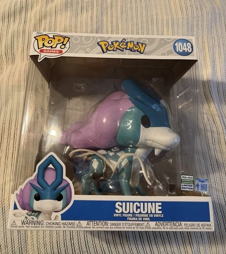 Funko Pop! Pokemon Suicune Jumbo Wondercon #1048 10” 2025 Amazon Exclusive