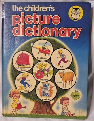Whitman Children's Picture Dictionary Illustrated Hardcover Reference Book