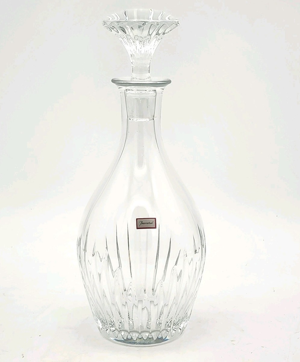 Baccarat France “Massena” Crystal Carefe Decanter with Stopper