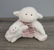 2006 Dress Barn Susan G. Komen Breast Cancer Lela & Lu Plush Sheep w/ Pink Scarf
