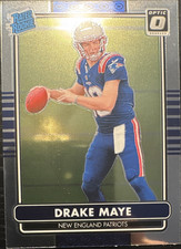 2024 Panini Donruss Optic Drake Maye 2014 Retro Rated Rookie Patriots #3