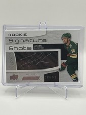 2018-19 UD Engrained Rookie Signature Shots Jordan Greenway Minnesota Wild /249